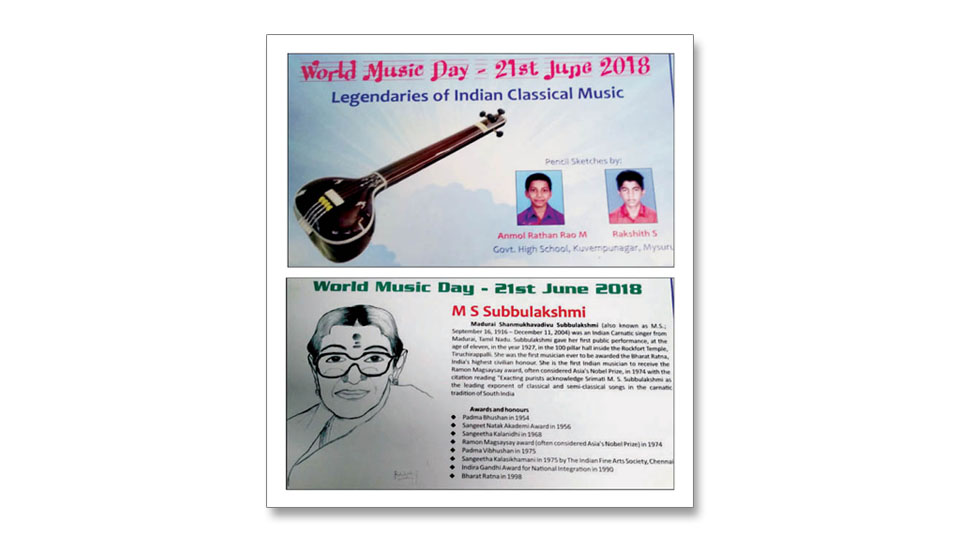 Music teacher comes up with special calendar on World Music Day