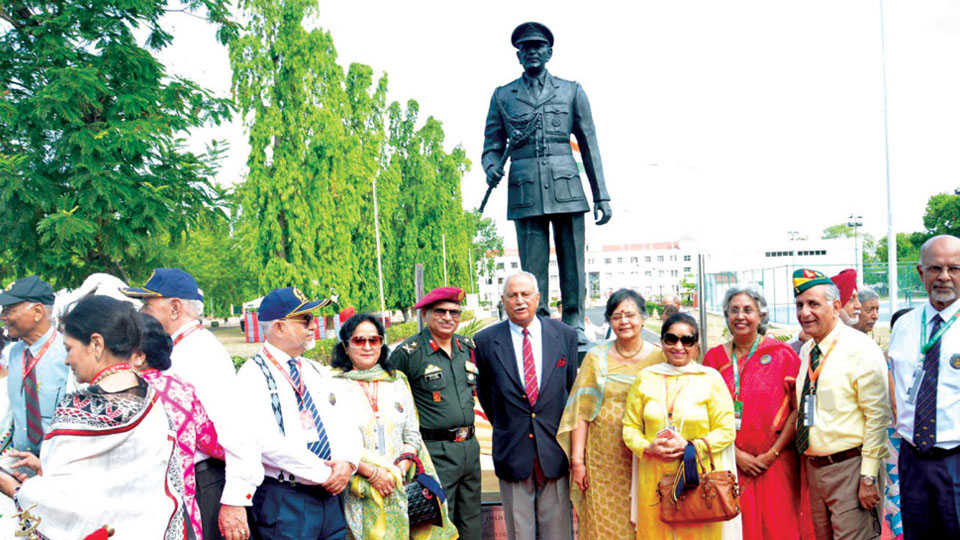 Field Marshal K.M. Cariappa’s statue unveiled at Chennai