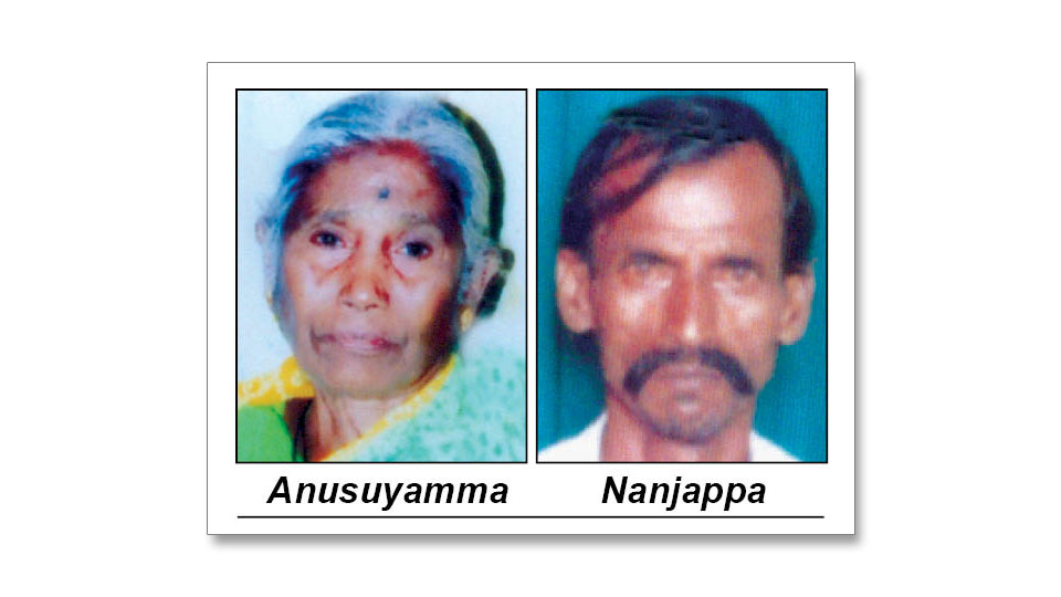 Octogenarian among two missing from city