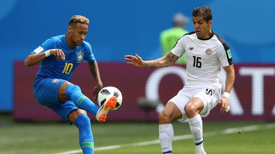 FIFA World Cup 2018: Neymar and Coutinho goals give Brazil win against Costa Rica