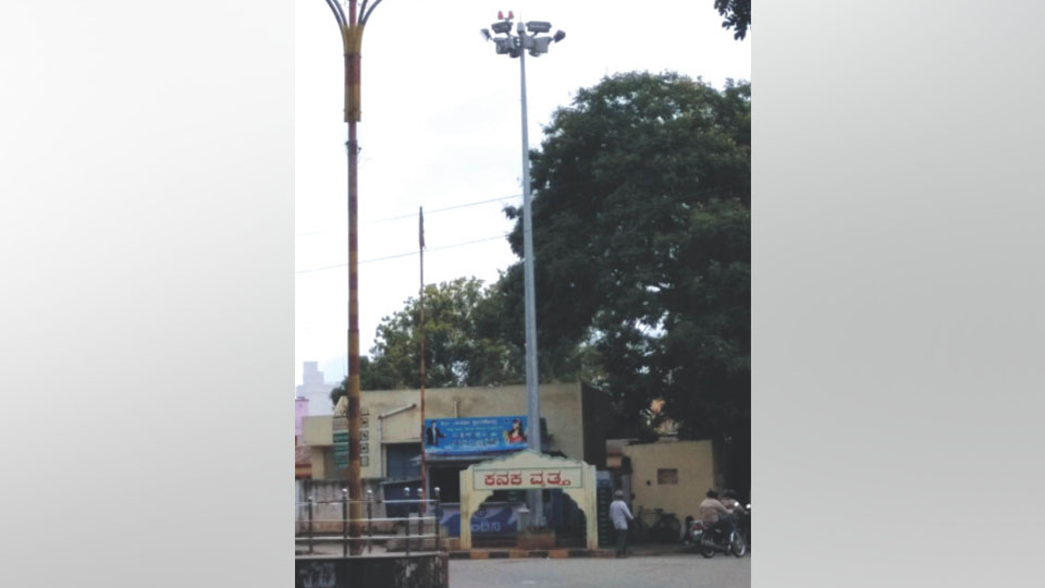 Will this high mast lamp glow in Nanjumalige Circle?