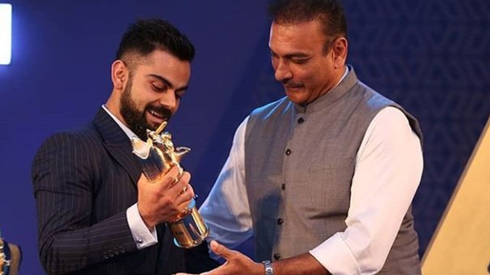 Virat Kohli receives Polly Umrigar Award