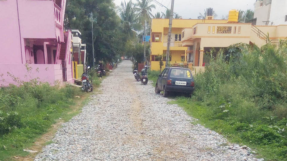 Incomplete Road work