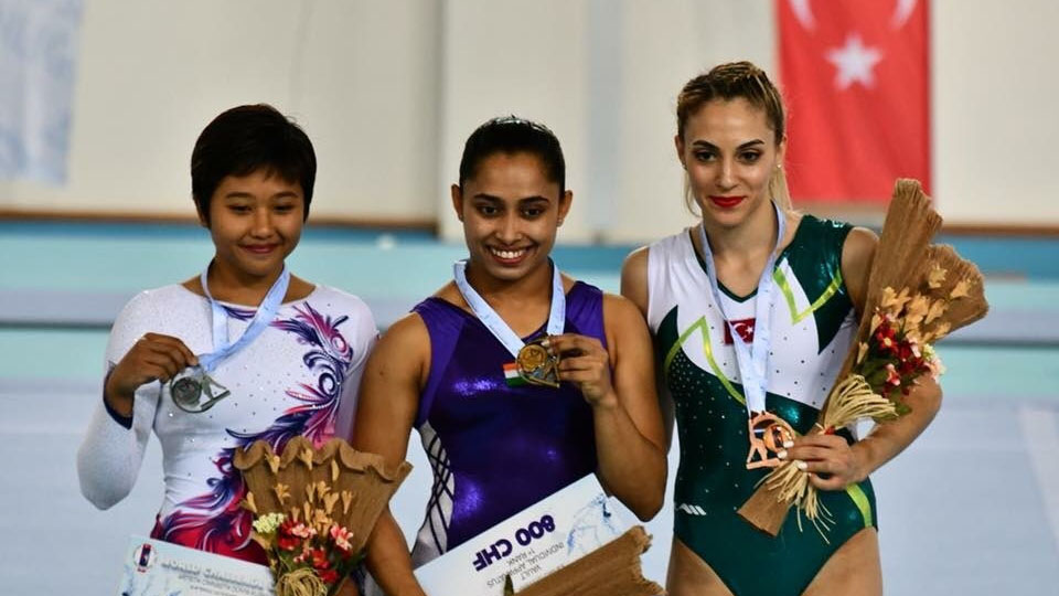 India’s Dipa Karmakar clinches Gold on return from injury in Turkey