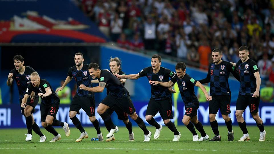 FIFA World Cup 2018: Croatia beat Russia on penalties to set up semi-final clash against England