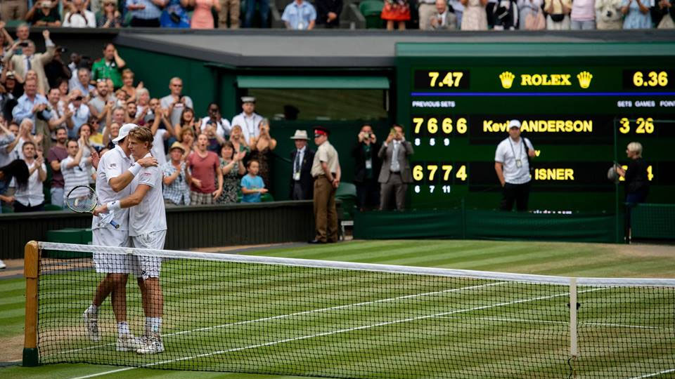Anderson defeats Isner, in second-longest Wimbledon match of all time to reach final