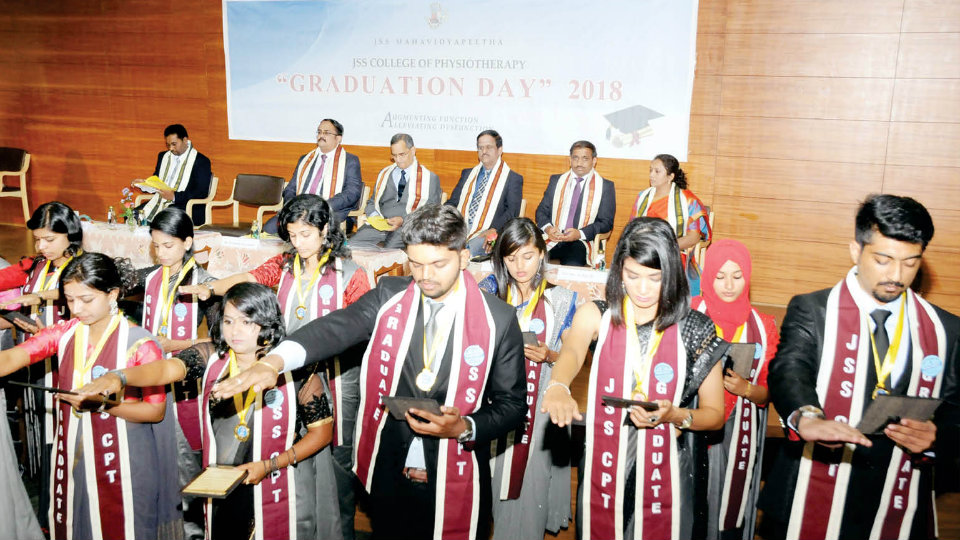 Graduation Day of JSS College of Physiotherapy held