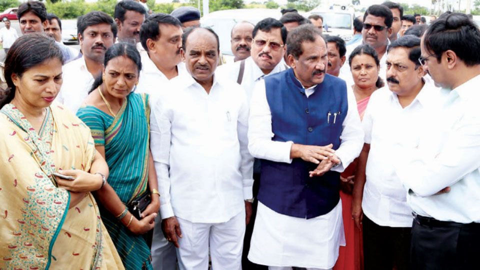 Minister George promises to promote industries in Chamarajanagar