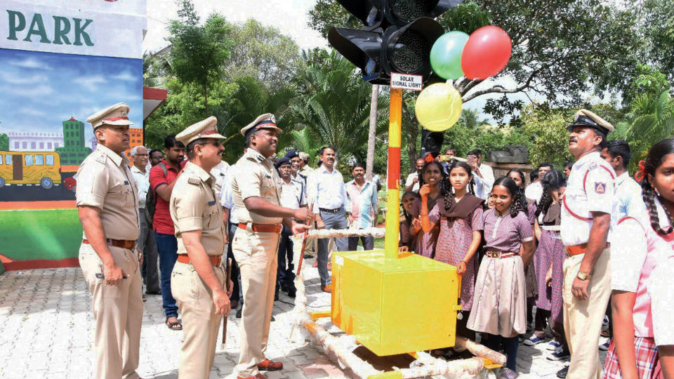 Renovated Children’s Traffic Park inaugurated at Nazarbad