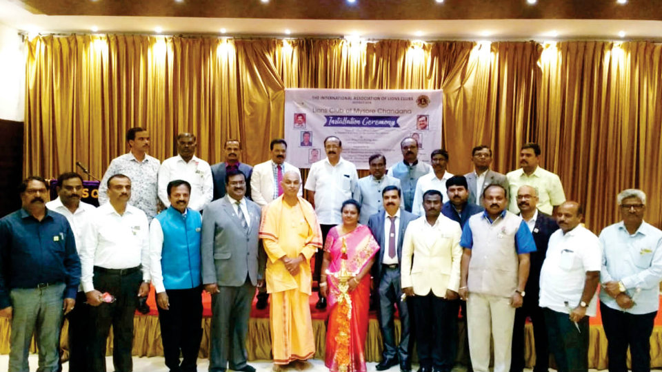 New team for Lions Club of Mysore Chandana