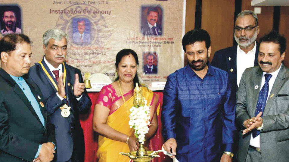 Lions Jayalakshmipuram office-bearers