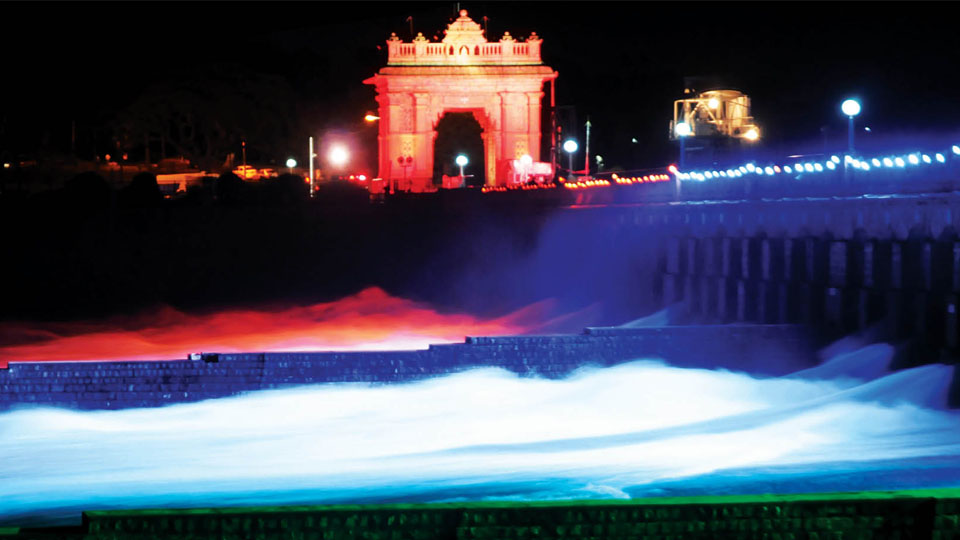 Cauvery flows with glowing colours