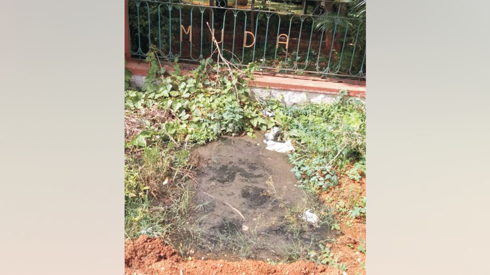 This manhole in Vijayanagar needs to be covered