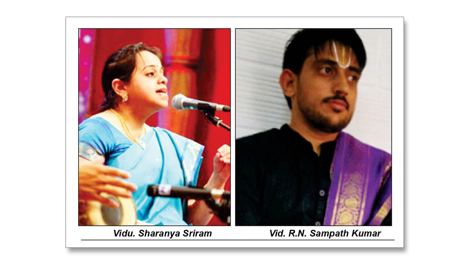 Karnatak music at Krishna Gana Sabha on Aug.18 and 19