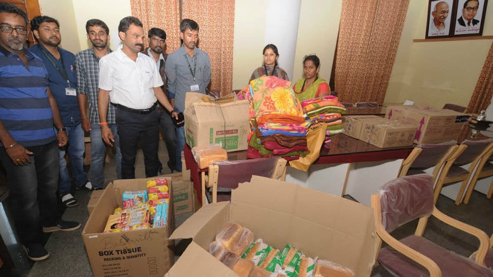 MCC joins voluntary groups in collecting aid for Kodagu