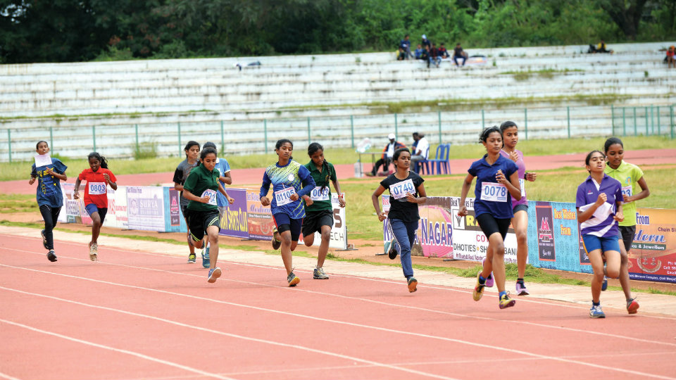 Mysuru District Track & Field Meet: Lakshmana shines