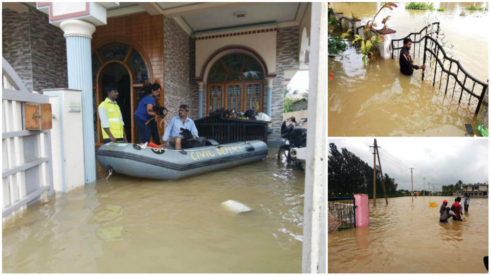 Heavy Rains continue to wreak havoc: Floodgates of Harangi, KRS and Kabini Dams fully open
