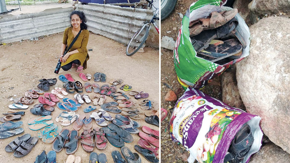 Ashada Fridays atop Chamundi Hill: Devotees cleanse souls but leave behind soles