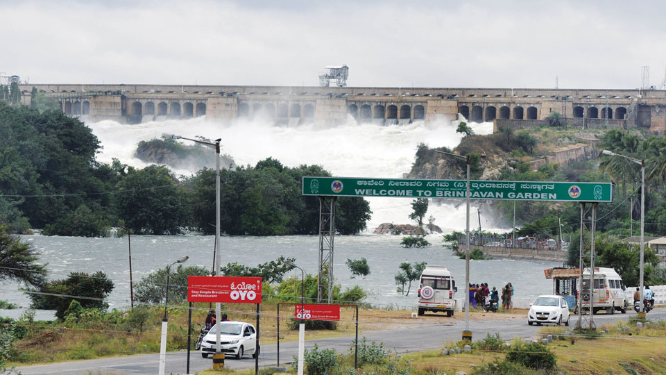 Torrential rains in Kodagu: 1,20,000 cusecs of water released from KRS