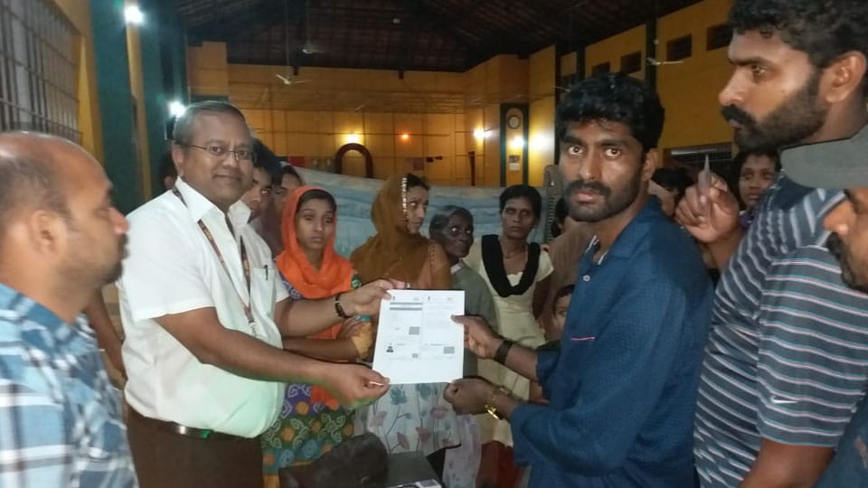 Aadhaar cards re-issued at relief camps