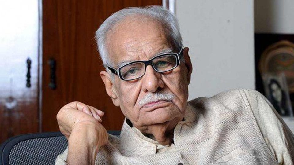 Journalist, author, High Comr. Kuldeep Nayyar dies at 95