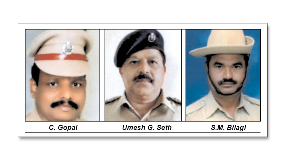 Three city Police personnel selected for President’s Medal
