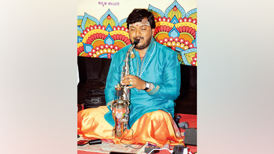 Saxophone  recital by Vid. Harish Pandav on  Aug.4