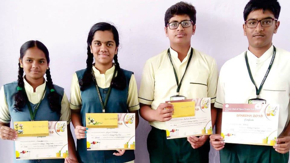 Prize-winning students