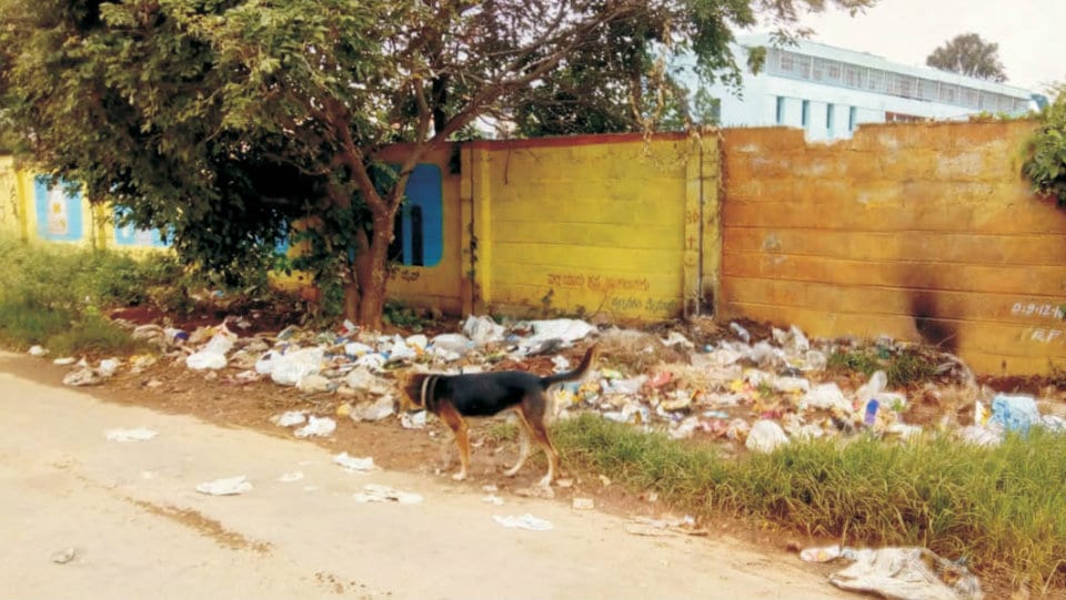 Plea to clear garbage in Shakthinagar