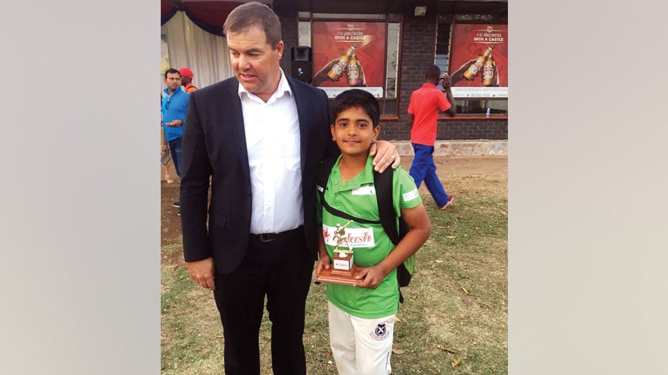 President’s Afro Asia Cricket Cup: City’s Raaj Ramesh wins Best Bowler Award