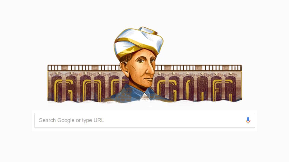 Google dedicates its doodle to Sir MV today