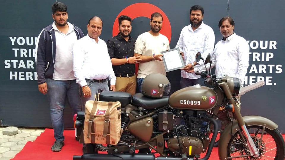 Lucky Bid: City lad buys limited edition Royal Enfield Classic 500 Pegasus