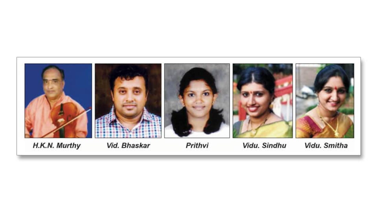 Rare Music Programme Of Five Violinists Tomorrow Star Of Mysore rare music programme of five violinists