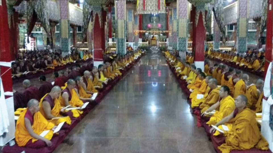 Special prayers at Tibetan Monastery for flood victims