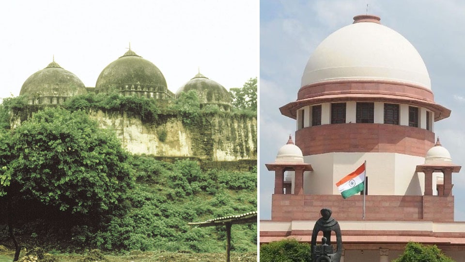 Ayodhya: Supreme Court to hear  main petition from Oct. 29