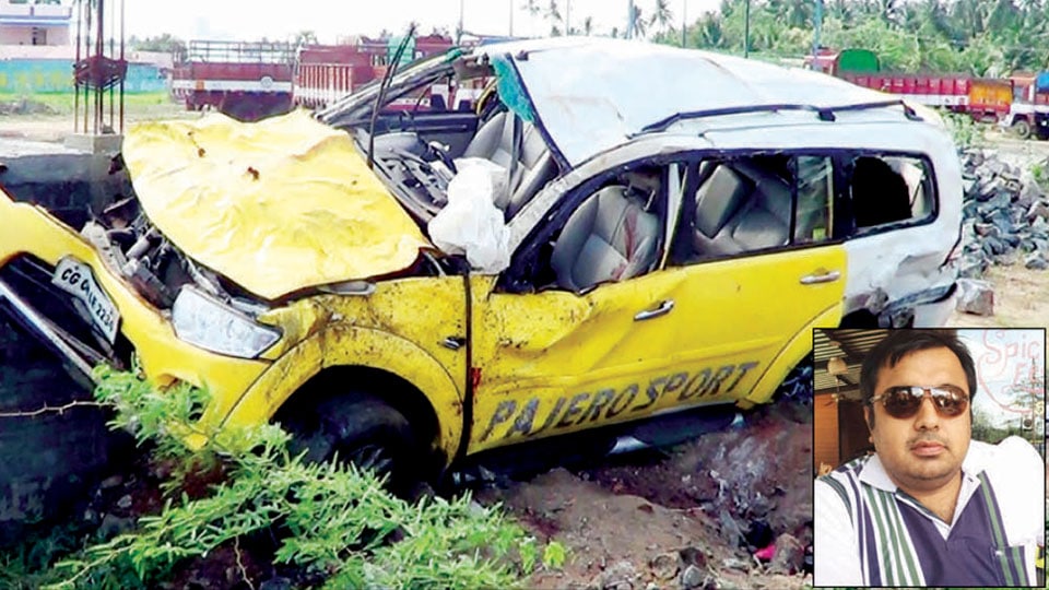Durgamba Motors partner killed in road accident