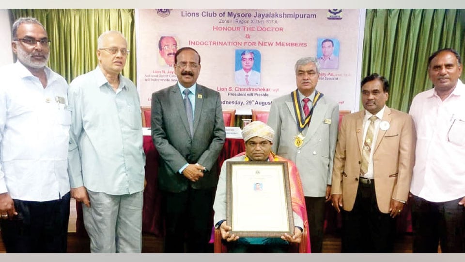 Dentist  conferred ‘Jayarathnashree’ title