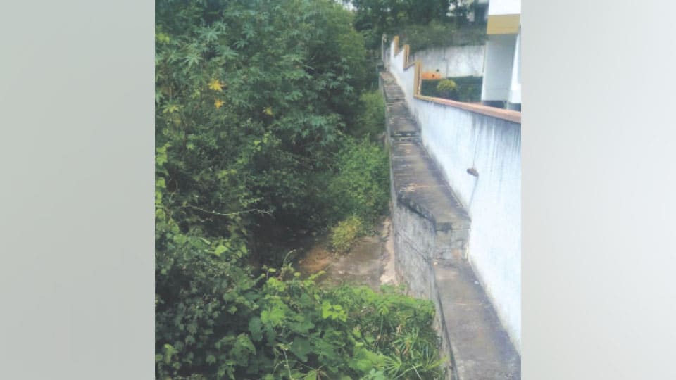 Plea to clean storm water drain at Yadavagiri