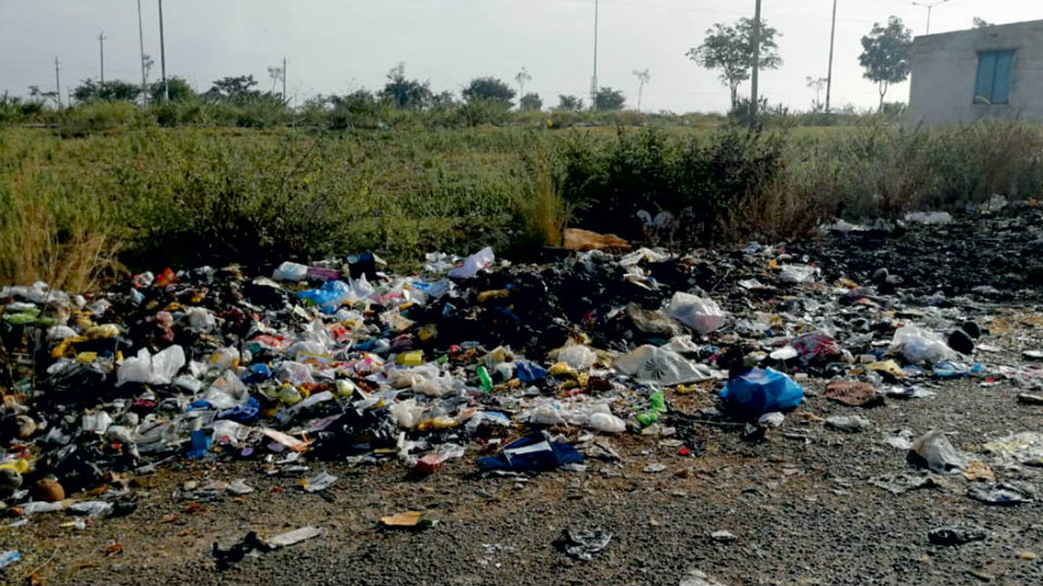 Plea to clear garbage at Rajiv Nagar