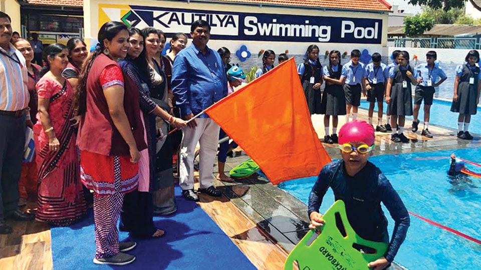 New Swimming Pool at Kautilya Vidyalaya