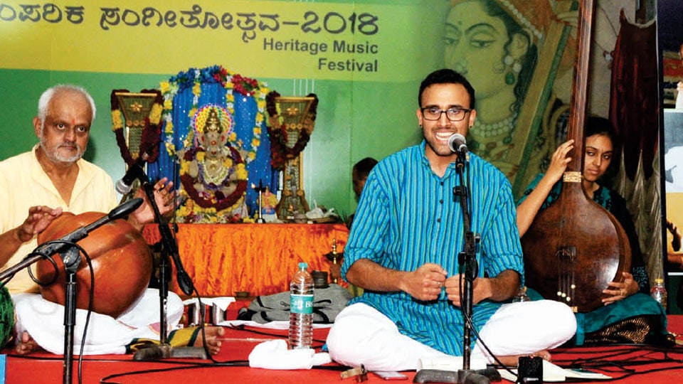 57th Heritage Music Festival at 8th Cross Ganapathi: Powerful and Emotive Voice