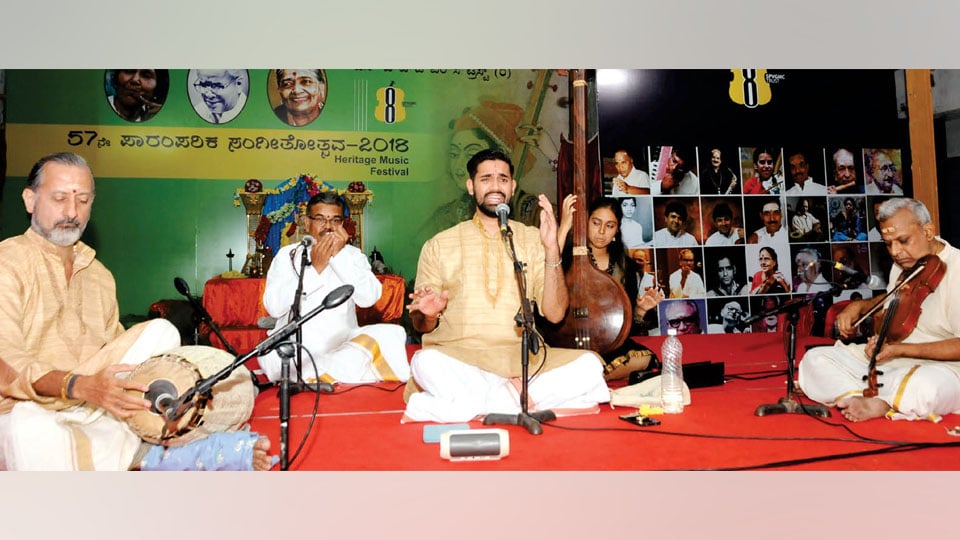 57th Heritage Music Festival at 8th Cross Ganapathi: With a keen musical intellect…