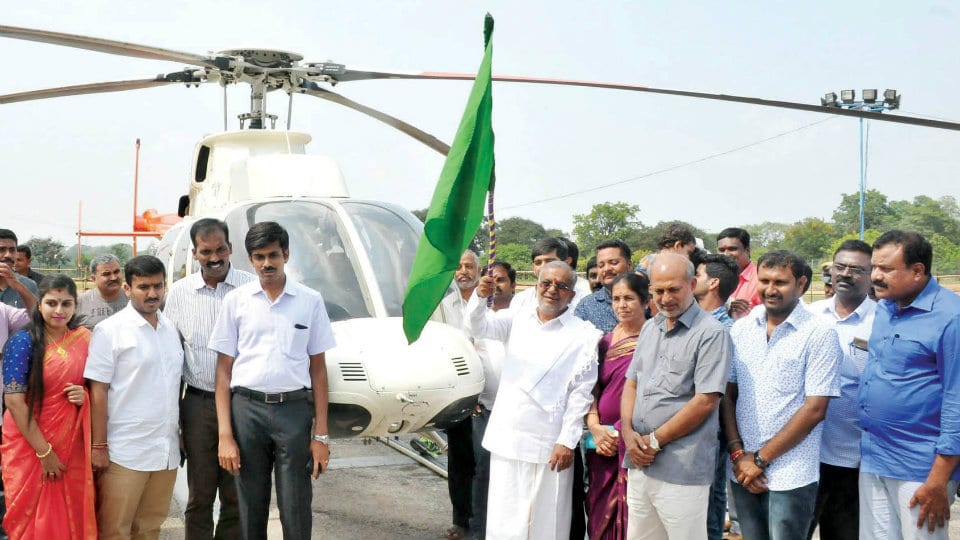 Dasara heli-ride takes off