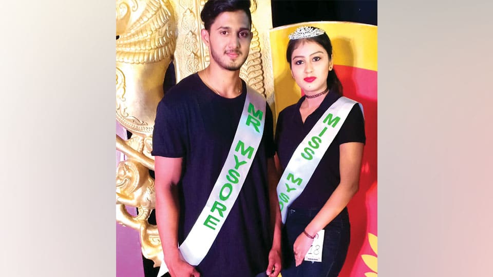 M.S. Varsha, Punith win Miss Mysore and Mr. Mysore titles