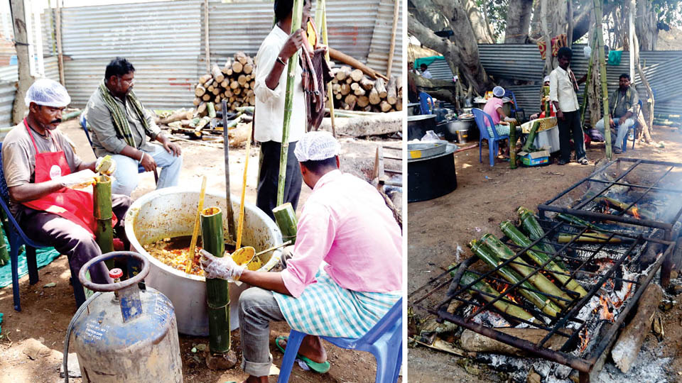 Dasara Aahara Mela: Bamboo biriyani, mushroom & crab curry a big draw