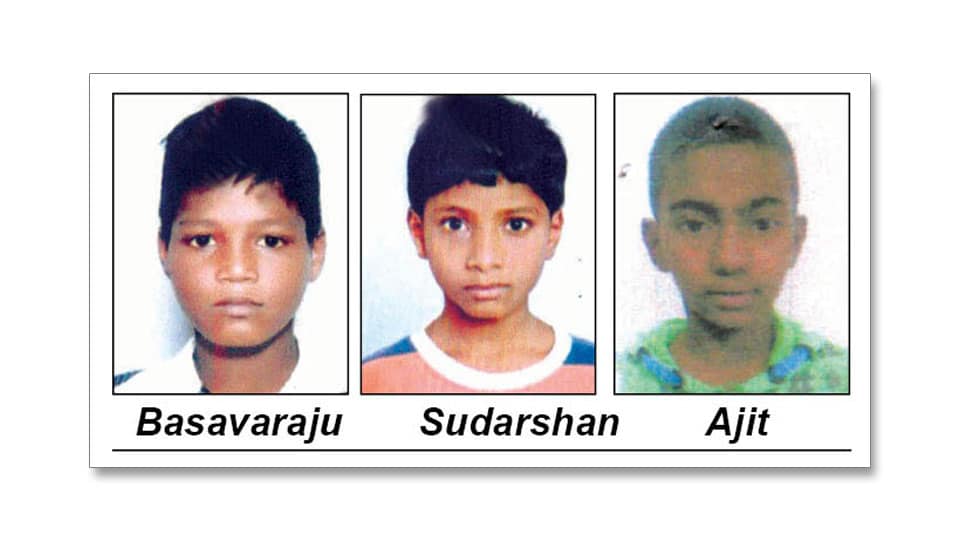 Three children go missing from city