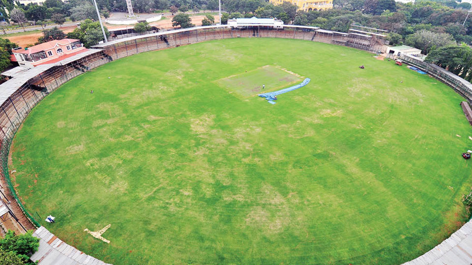World-class Cricket Stadium at Hanchya-Sathagalli