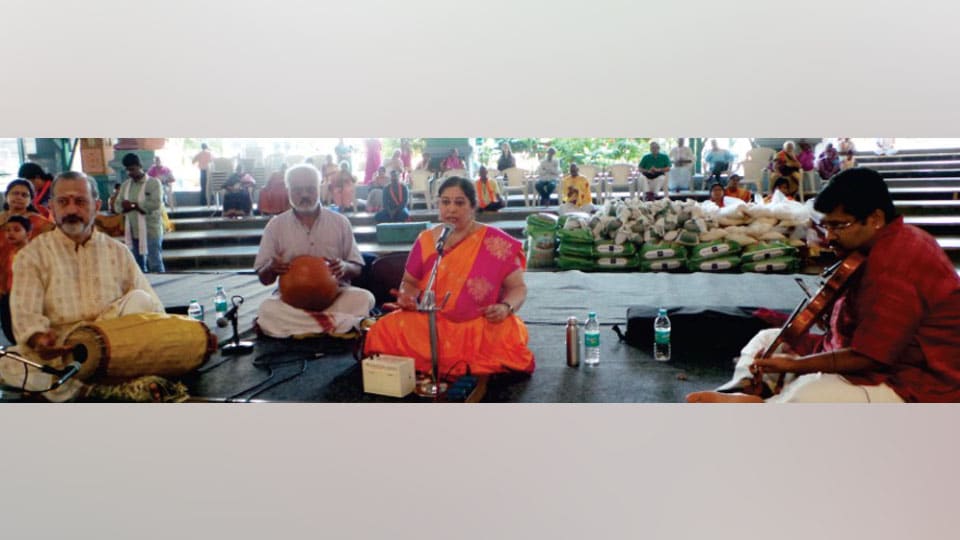 Navaratri: Music concerts at Ashrama, Temple
