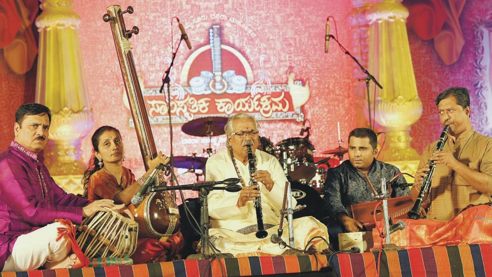 Clarinet recital, dance feature at Mysore Palace