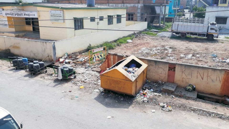 Plea to clear garbage in Hanumanthanagar